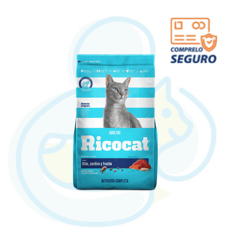 Ricocat Adultos Atún, Sardina y Trucha x9KG