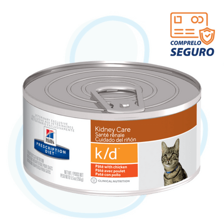 Paté Hills PD K/D Feline x156 gr. – Cuidado de Riñon