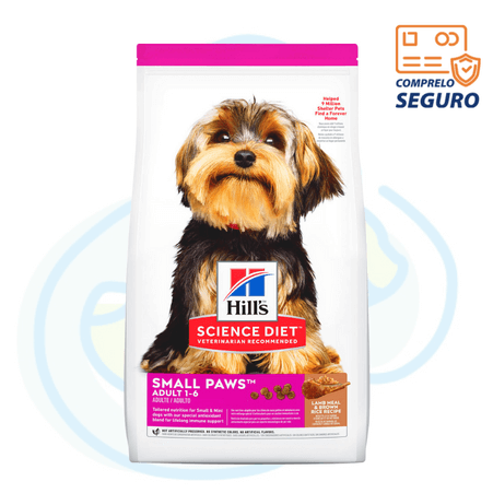 Hills SD Adult Small Paws / Adulto Raza Pequeña - Cordero y Arroz