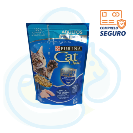 Cat Chow Adultos X 85gr  con sabor Pescado